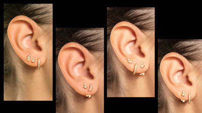 one set many styles earrings